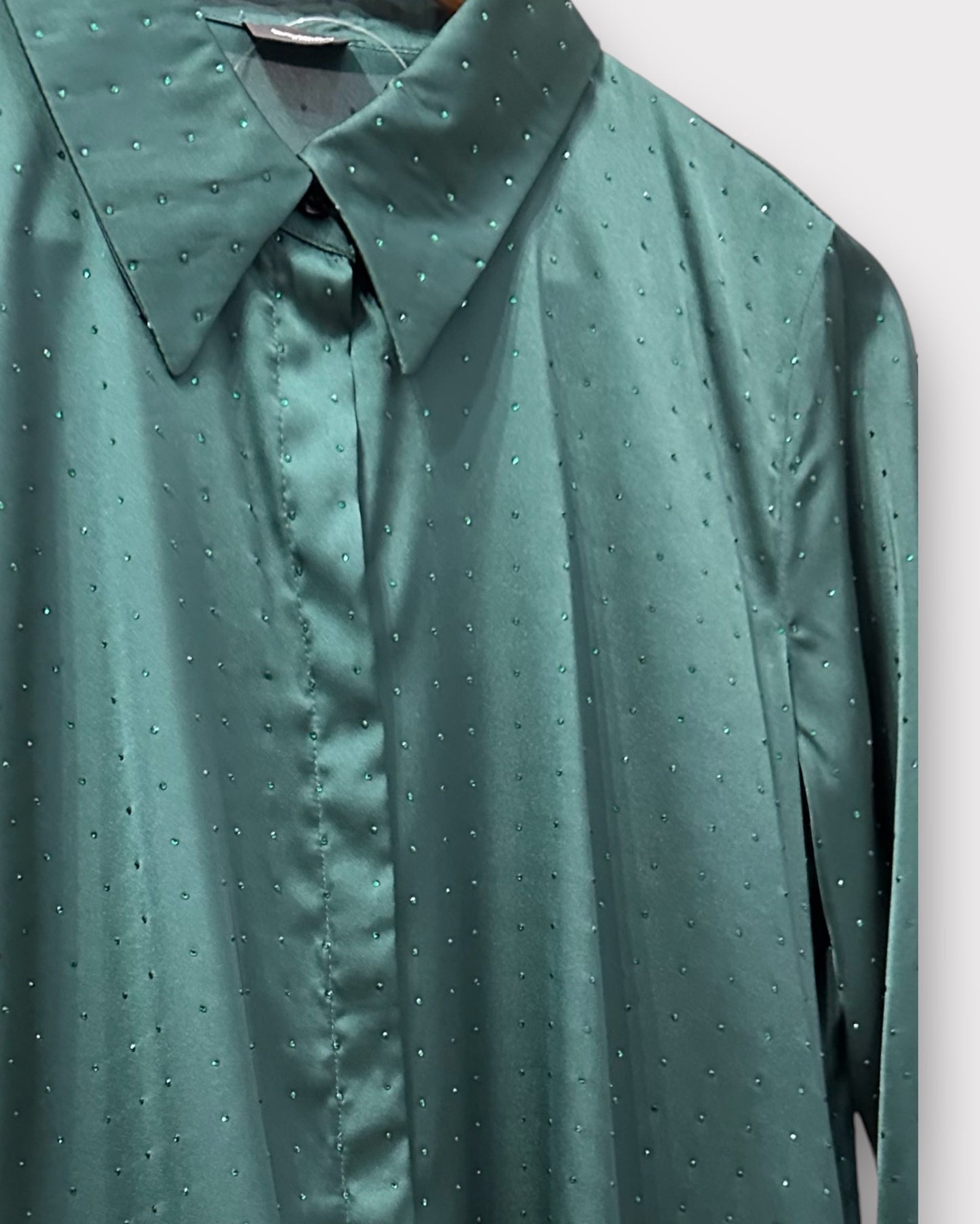 Camicia Emme Marella strass dettaglio