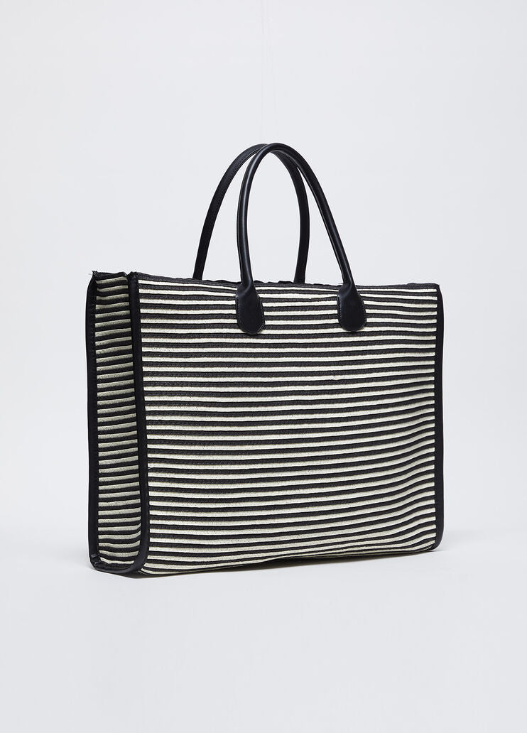 Borsa mare Liu Jo a righe retro