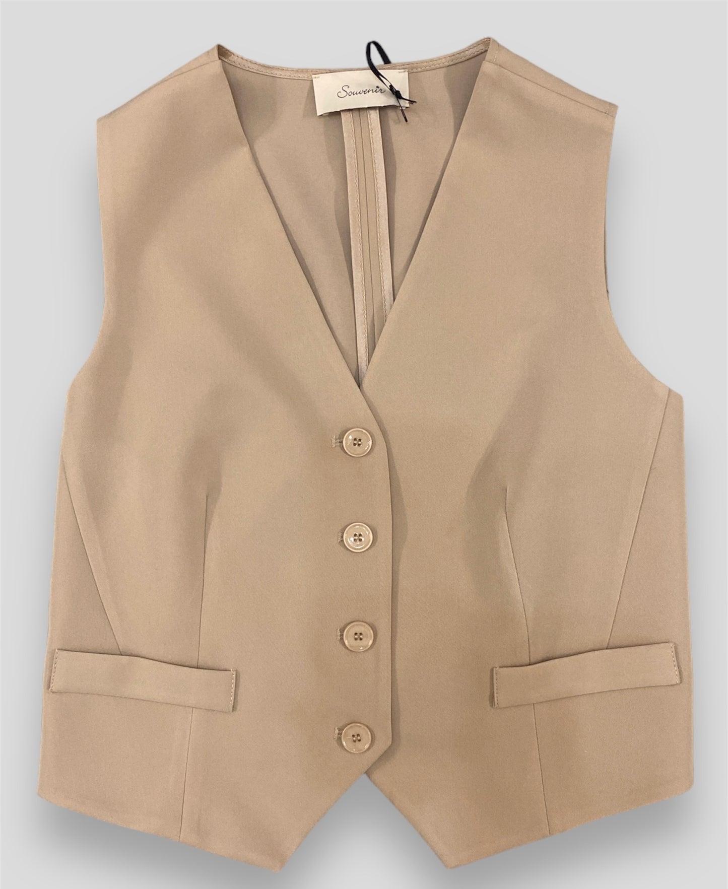 Gilet Souvenir beige