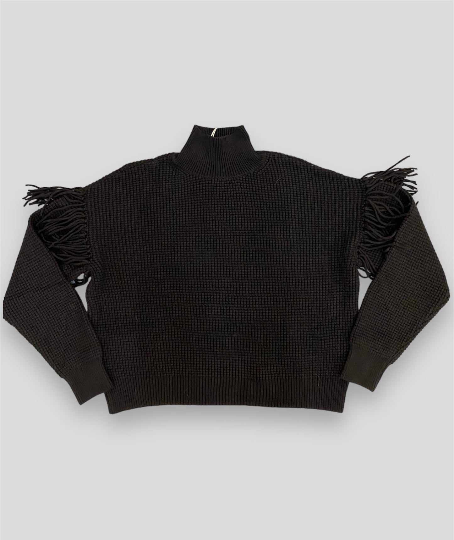 Susy mix maglione nero frange - Premium MAGLIE from SUSY MIX ELITE - Just €80! Shop now at Amaltea