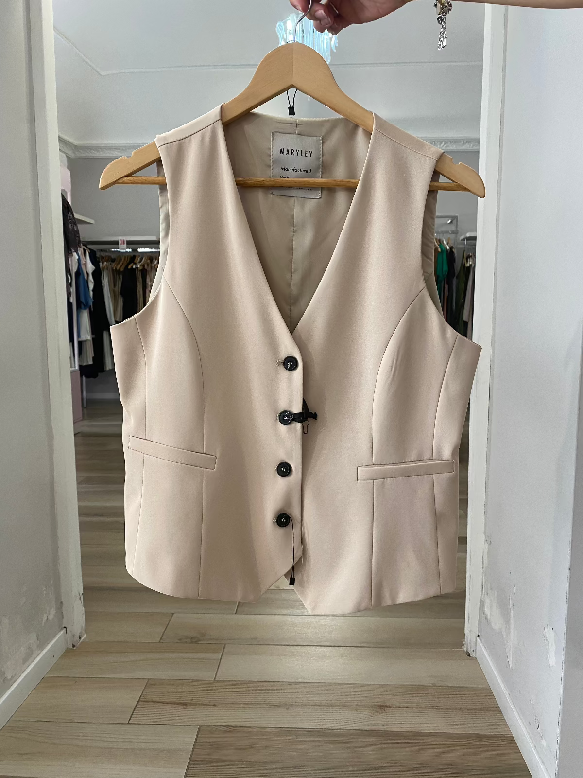 Maryley gilet beige