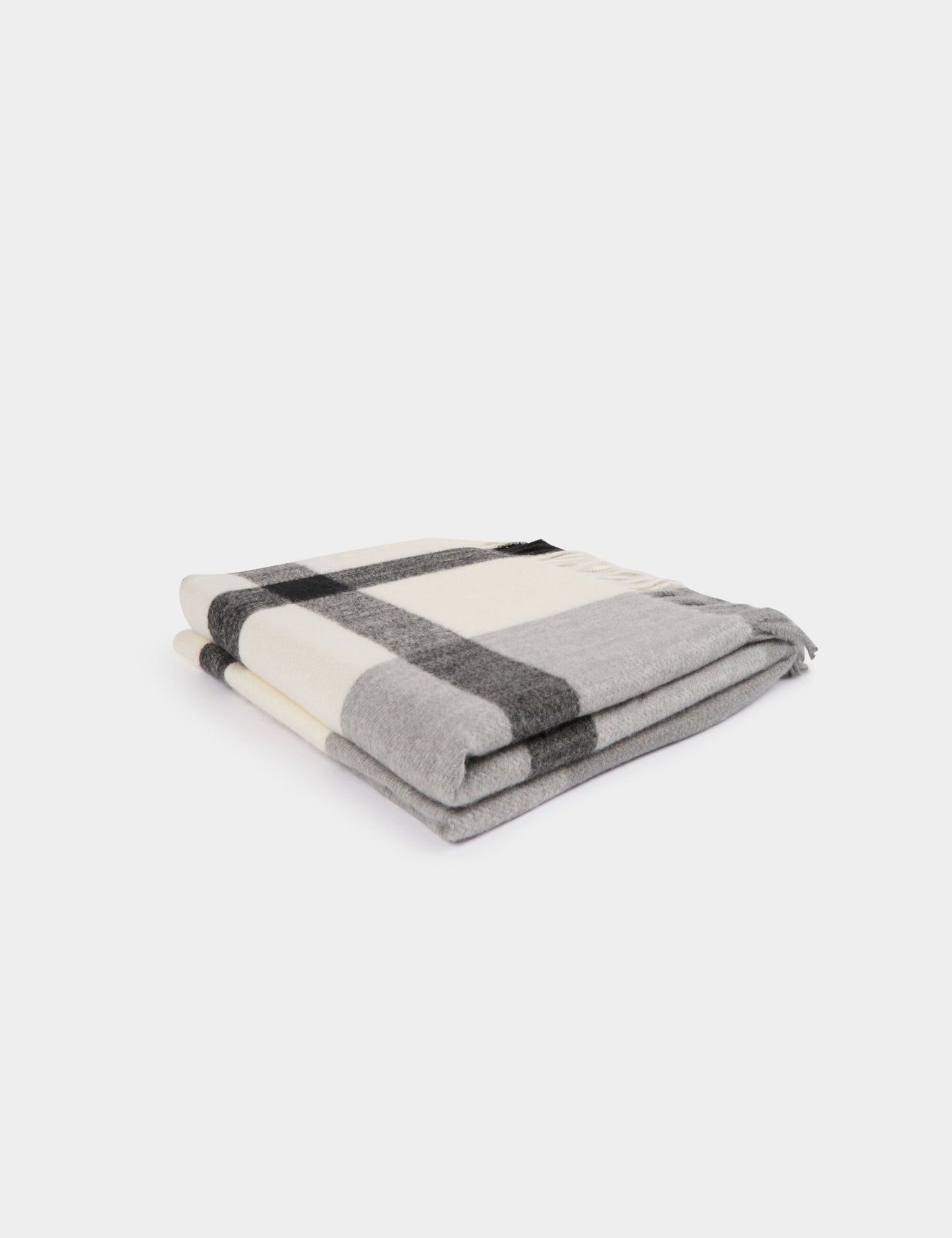 Morgan sciarpa a quadri grigio