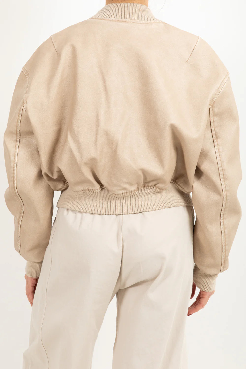 Susymixbomberbeigeecopelleretro