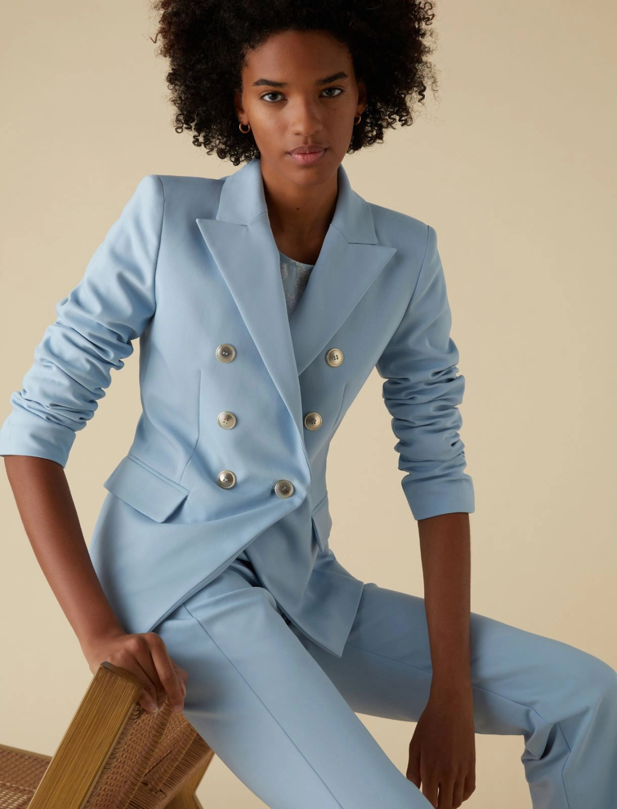 Giacca emme marella celeste