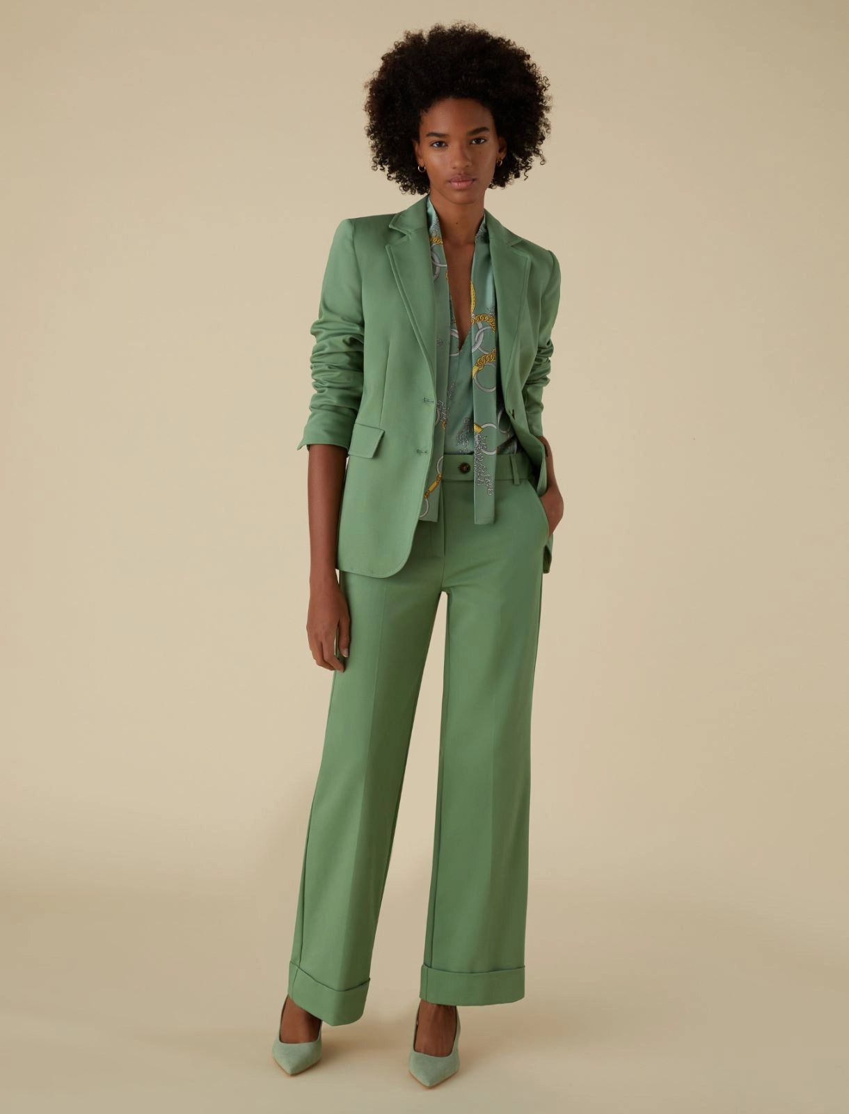 Emme Marella giacca verde salvia