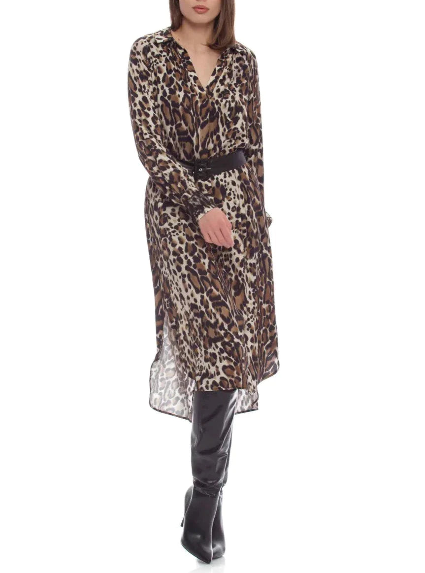 Vestito leopardato- frontale