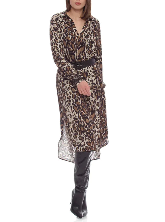 Vestito leopardato- frontale