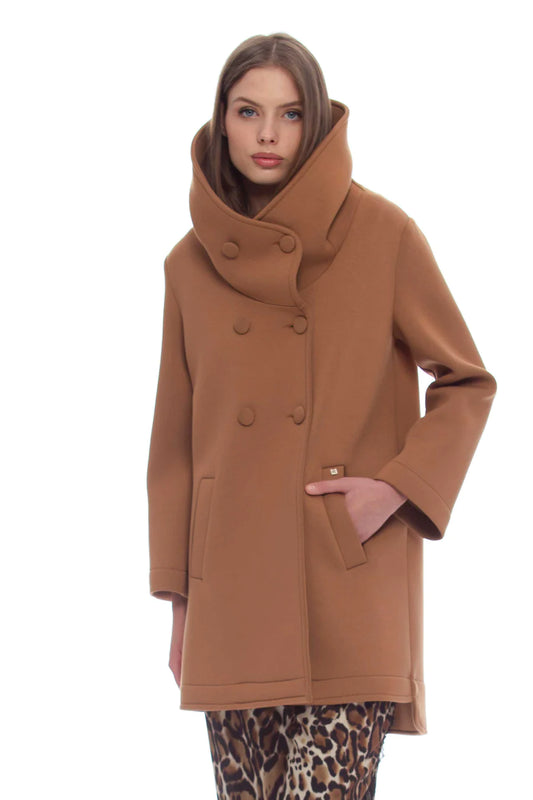 Kocca cappotto corto cammello - Premium CAPOSPALLA from KOCCA - Just €200! Shop now at Amaltea