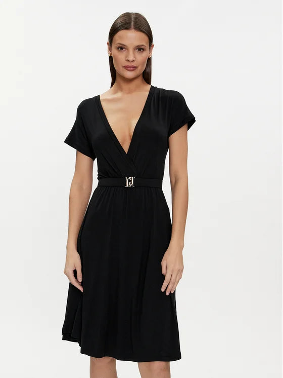 Abito Liu Jo nero frontale