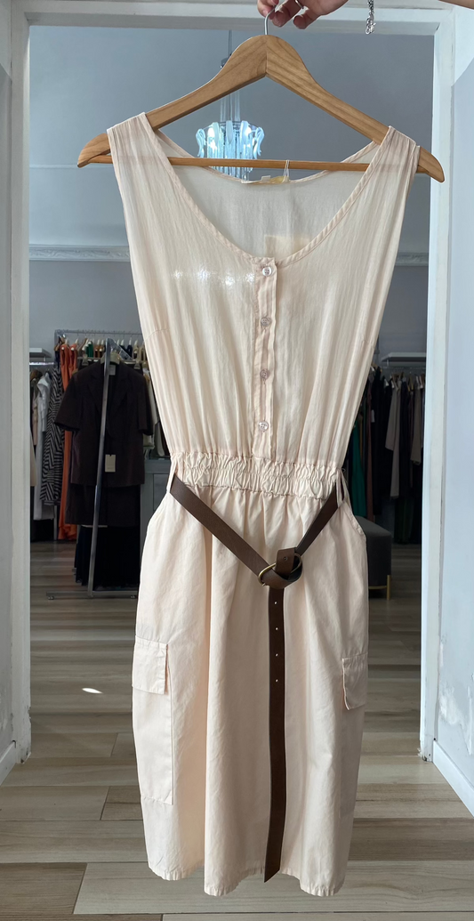 Abito Kocca smanicato avorio