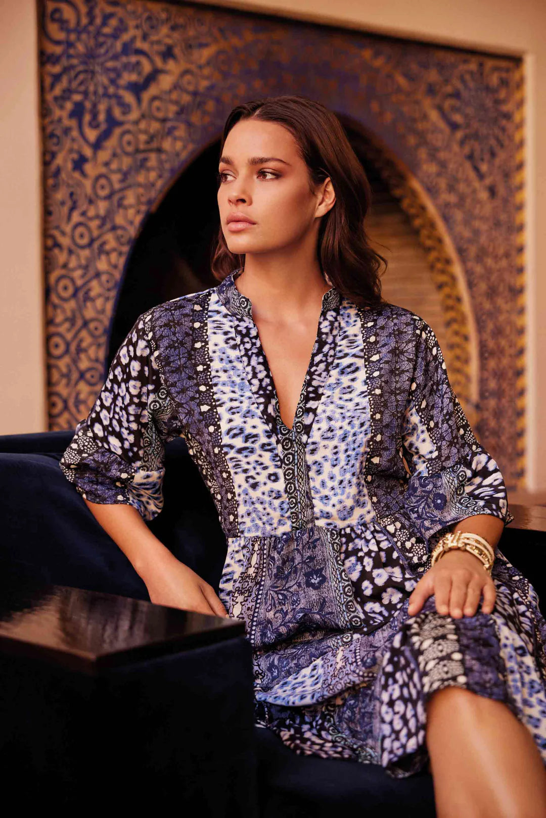 Abito corto fantasia Iconique dettaglio