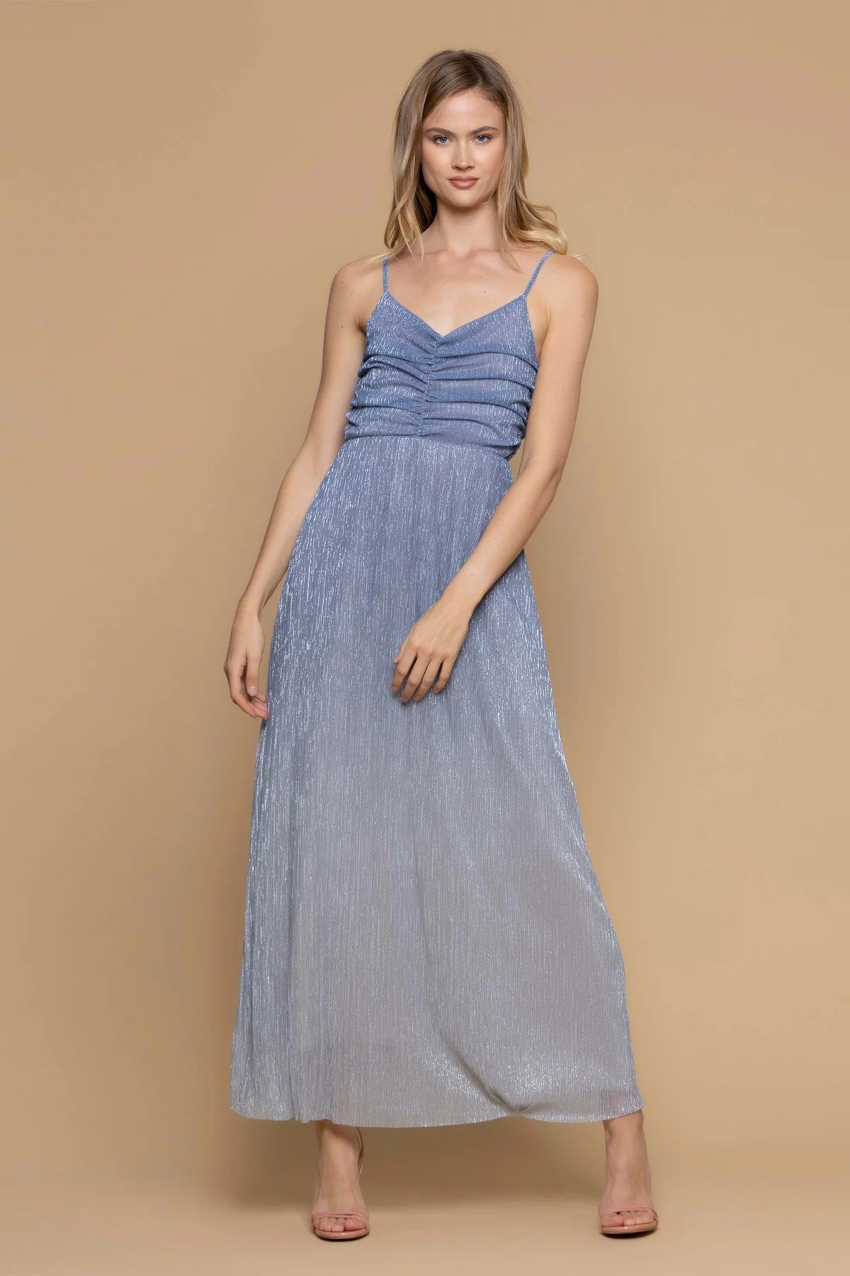 Abito lungo cielo Kocca frontale