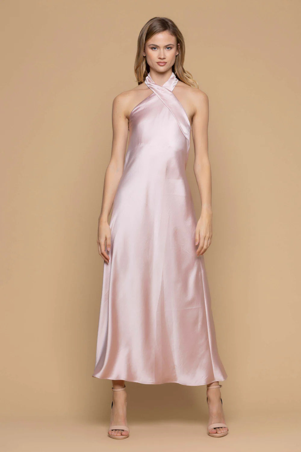 Abito lungo in seta Kocca frontale