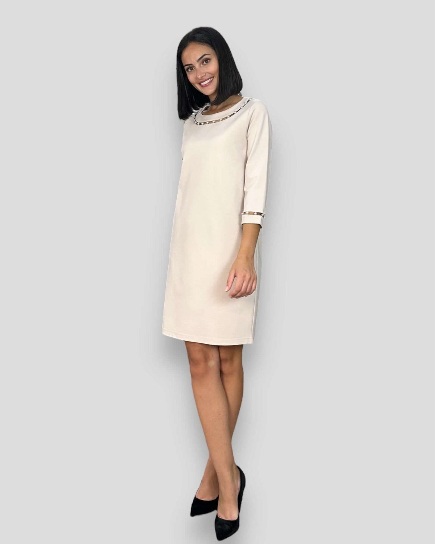 Abito Kocca corto panna - Premium ABITI from KOCCA - Just €115! Shop now at Amaltea