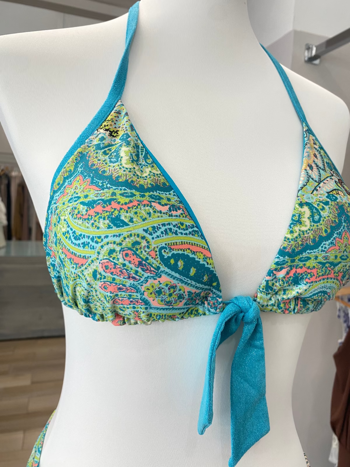 Bikini Liu Jo triangolo fantasia bandana dettaglio