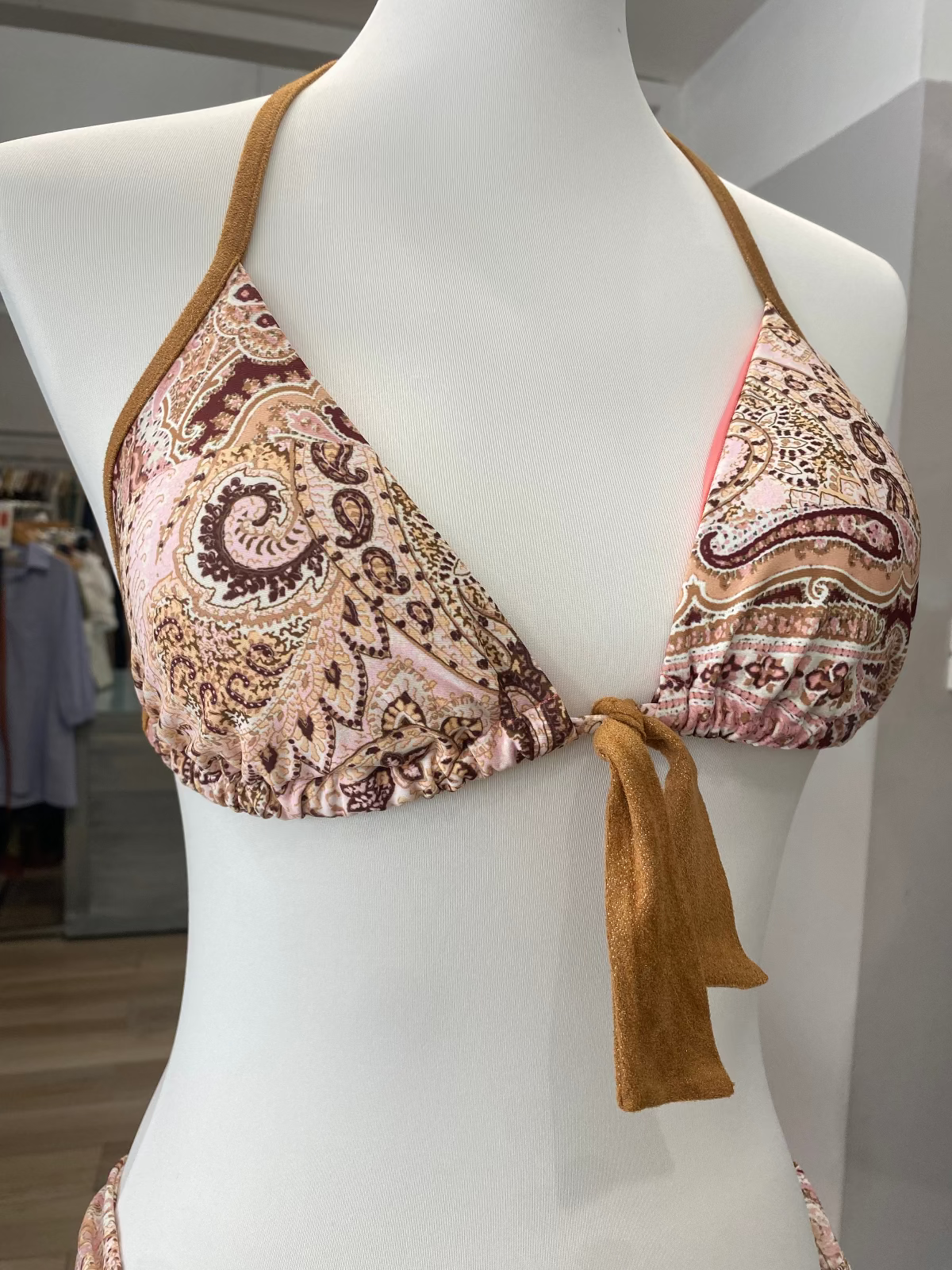Bikini Liu Jo triangolo fantasia dettaglio