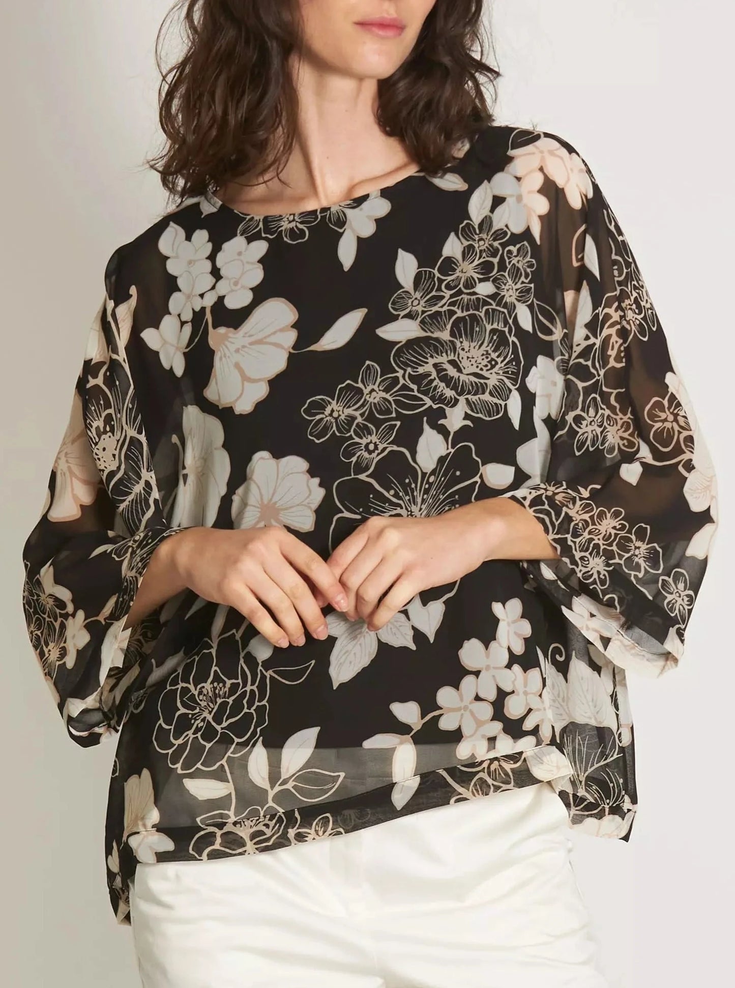 Blusa Emme Marella floreale