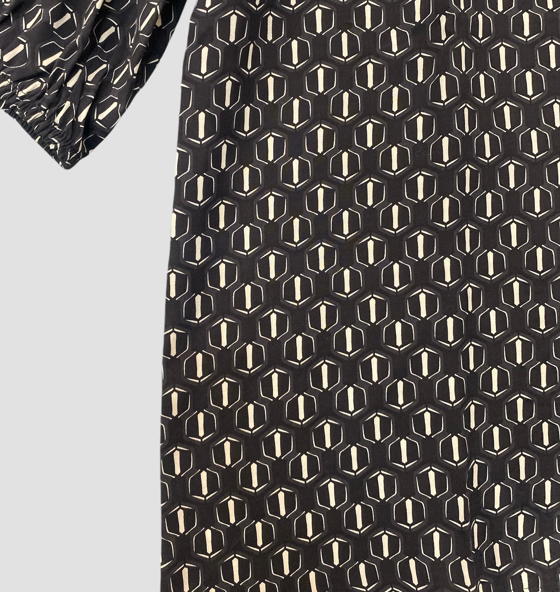Blusa Emme Marella fantasia geometrica dettaglio