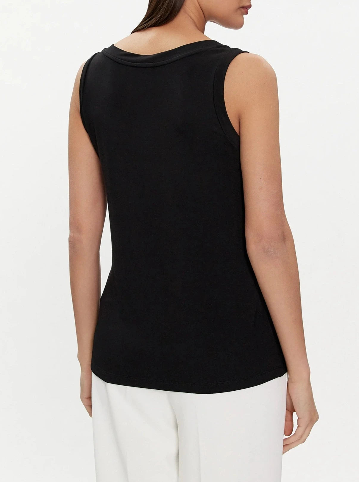 Canotta Liu Jo nera strass