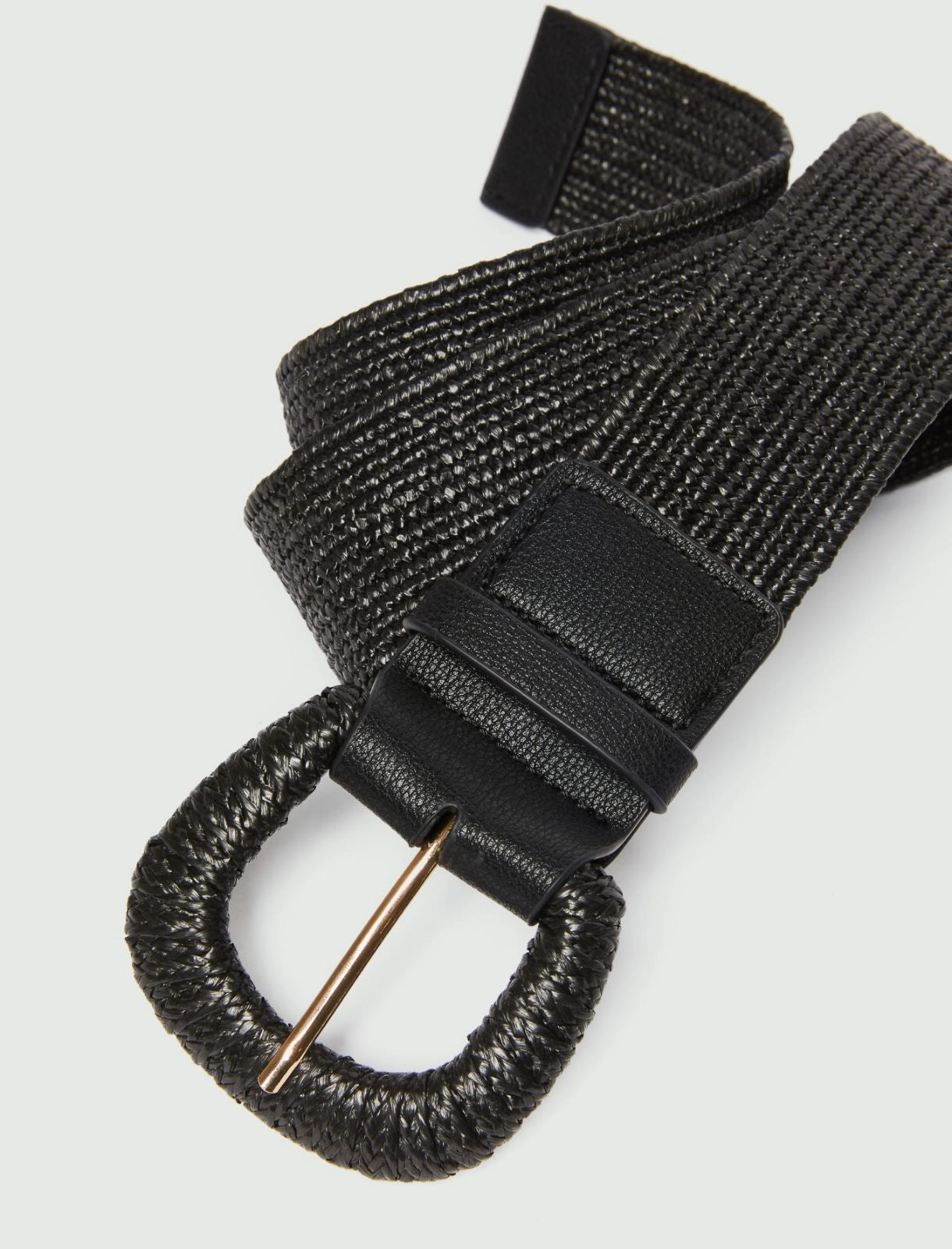 Cintura_Emme_Marella_in_rafia_nero_laterale