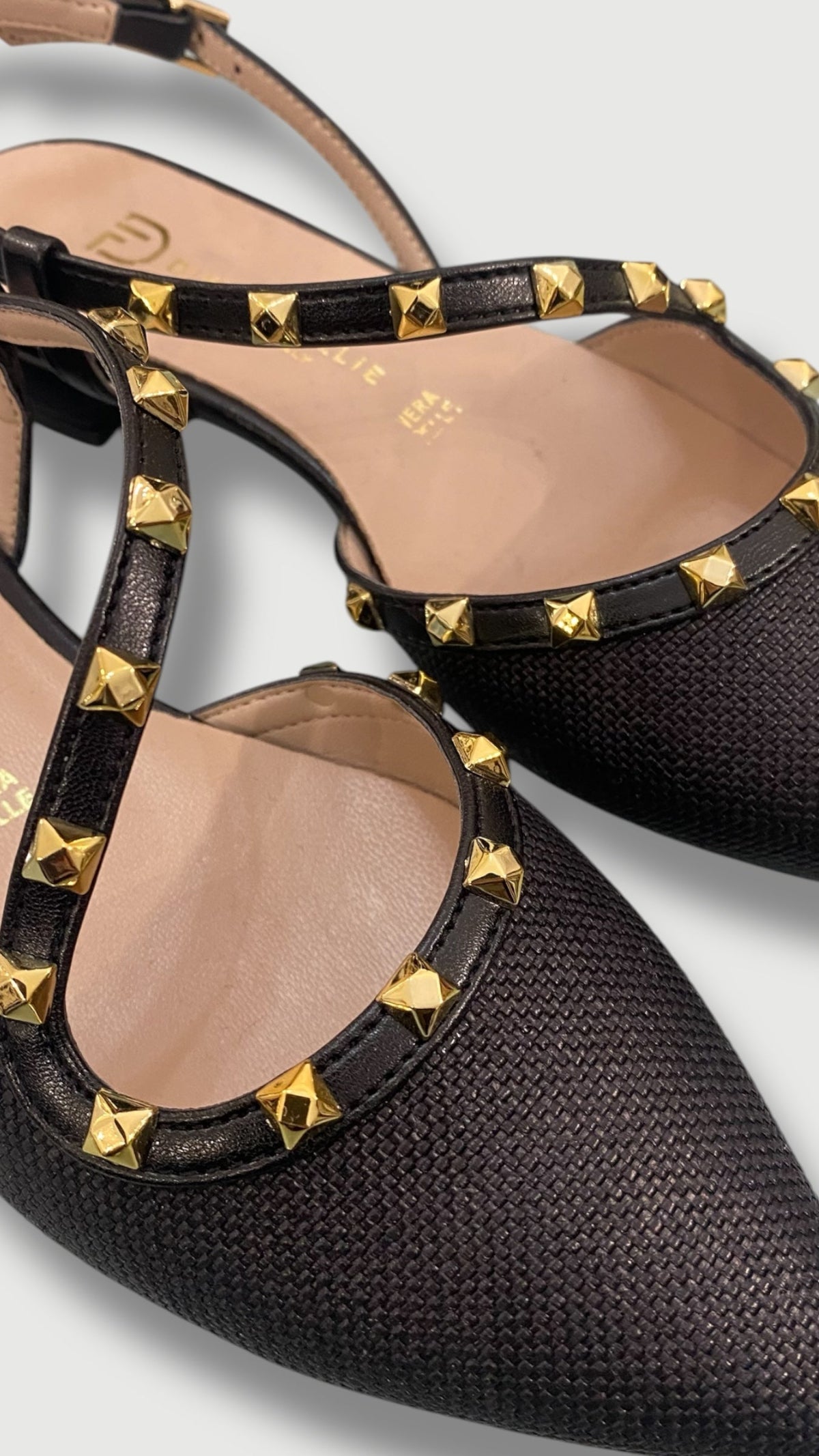 Divine follie ballerina con borchie dettaglio