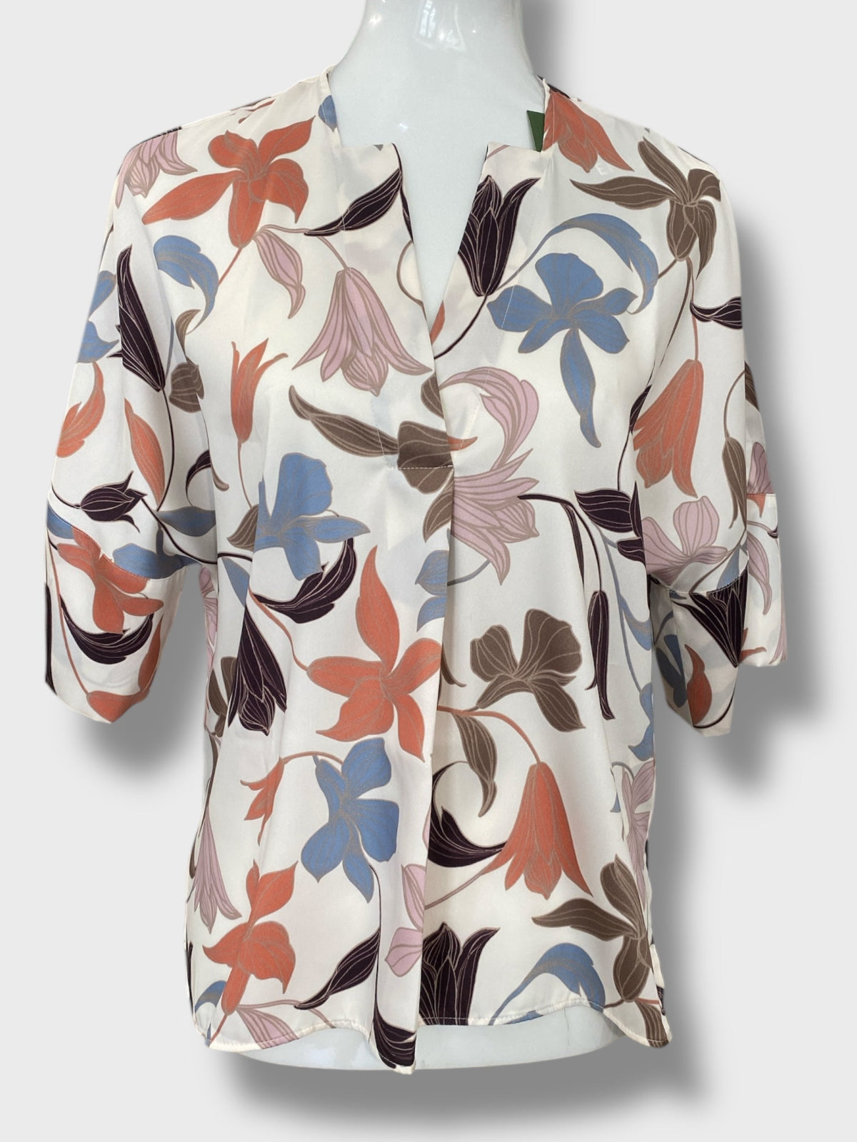 Emme Marella blusa fantasia floreale frontale