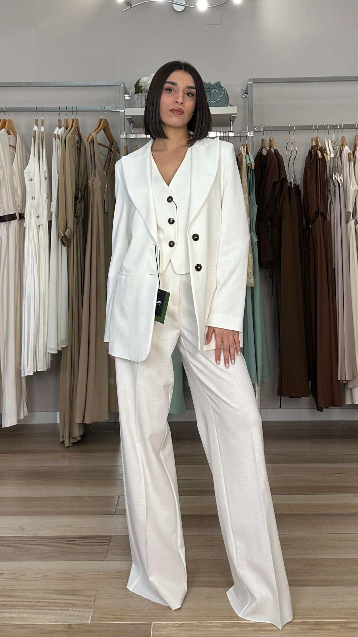 Emme Marella giacca in viscosa frontale