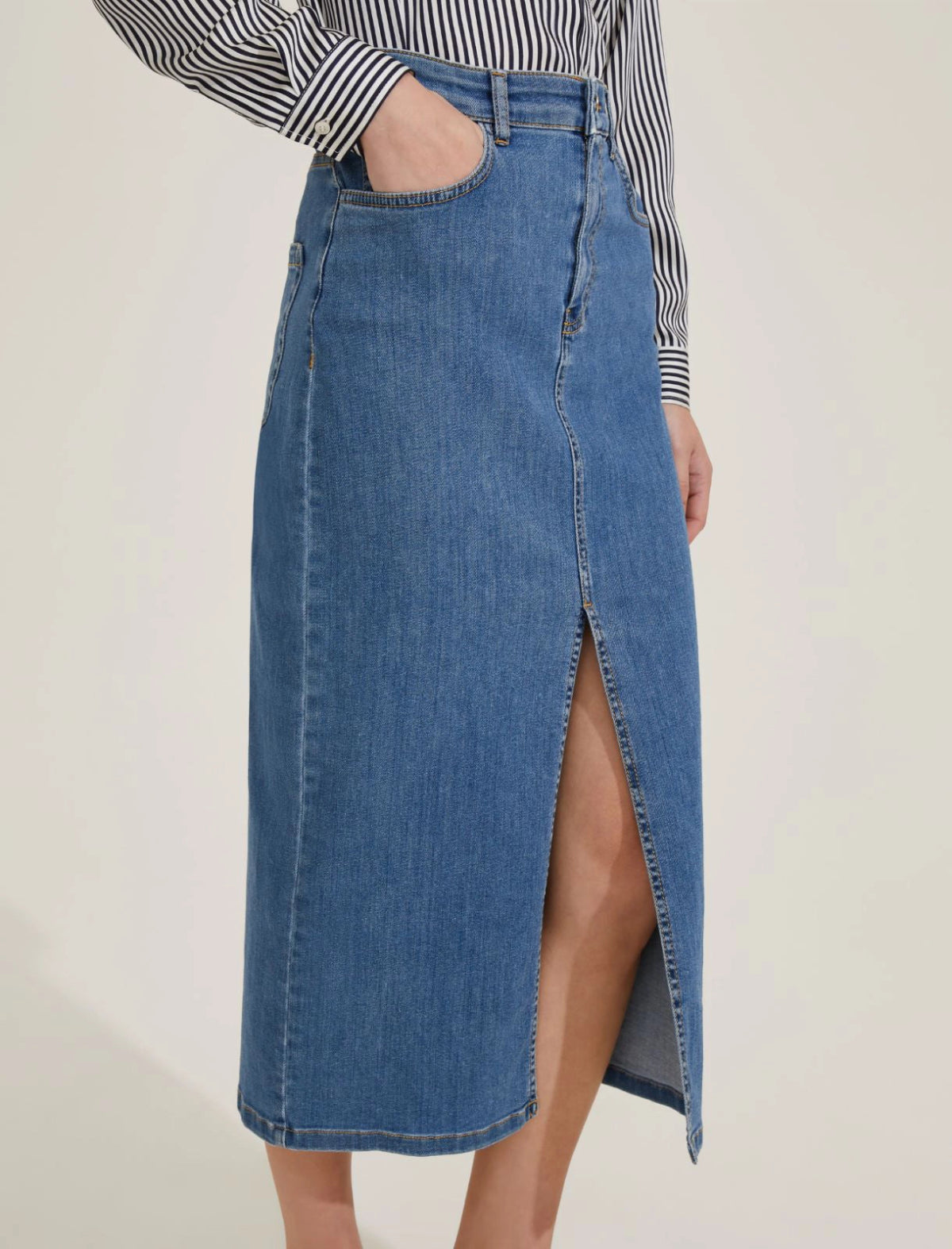 Emme Marella gonna in denim