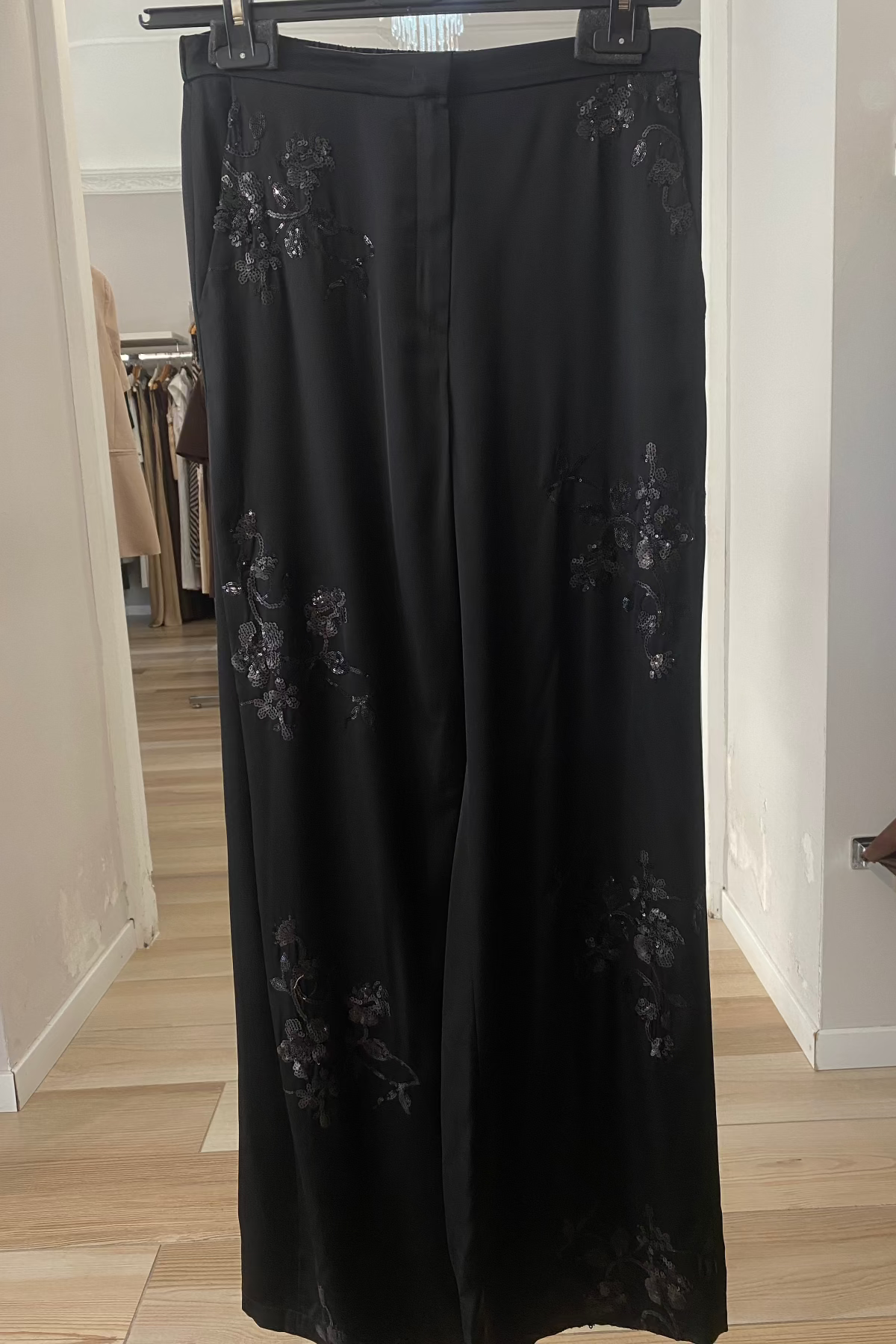 Emme Marella pantalone con ricami frontale