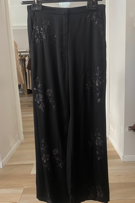 Emme Marella pantalone con ricami frontale