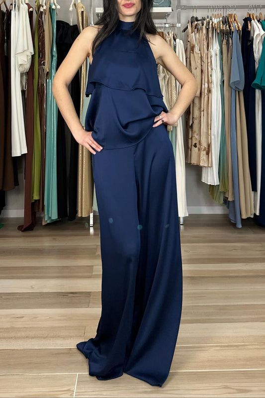 Emme Marella top con volant frontale