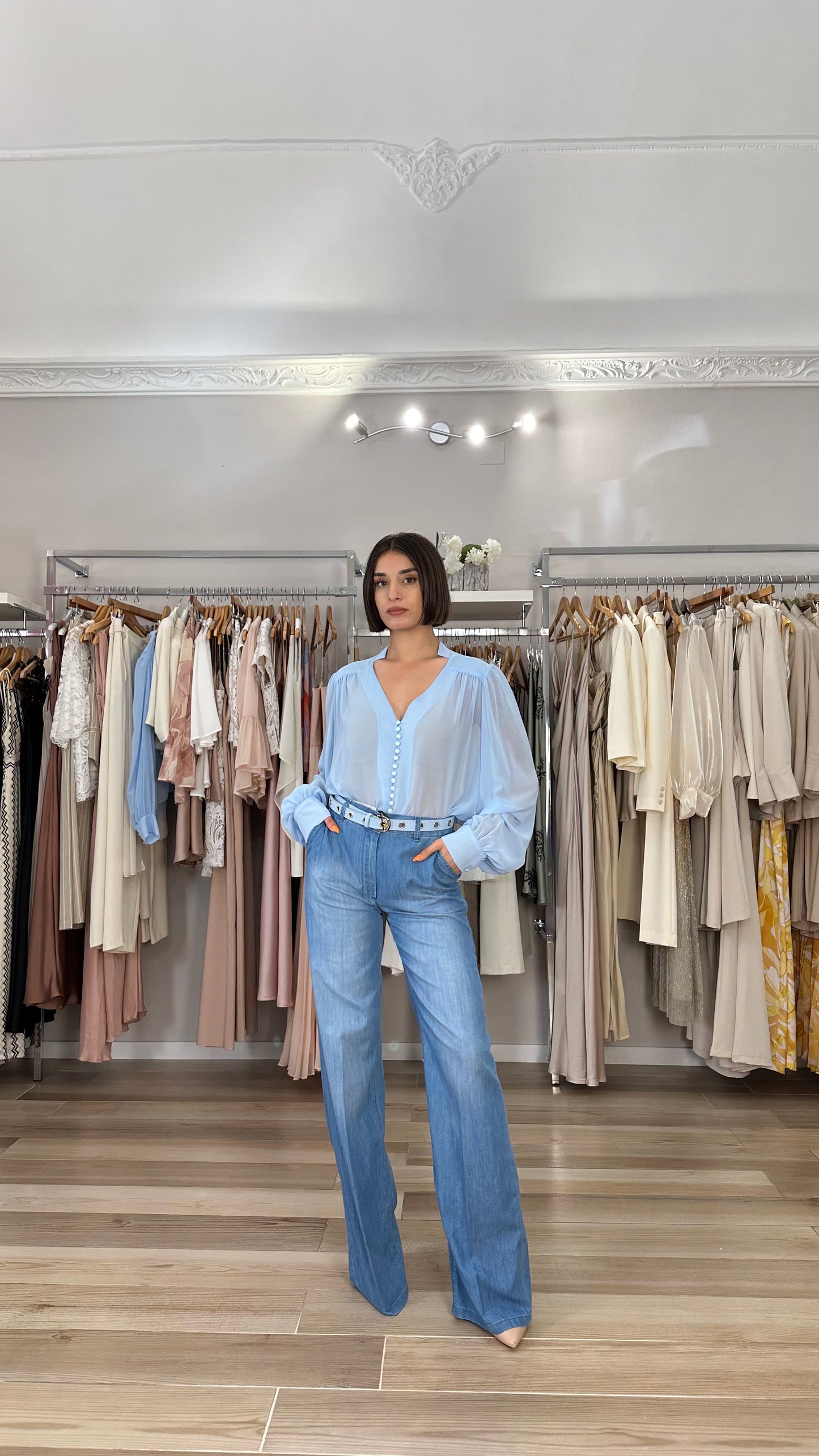 Camicia celste Kocca