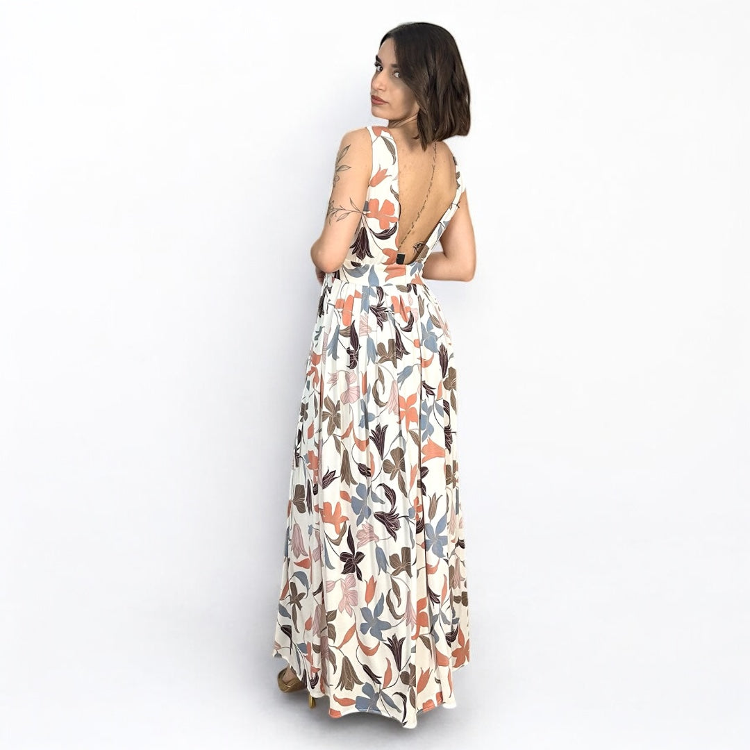 Emme Marella abito lungo floreale