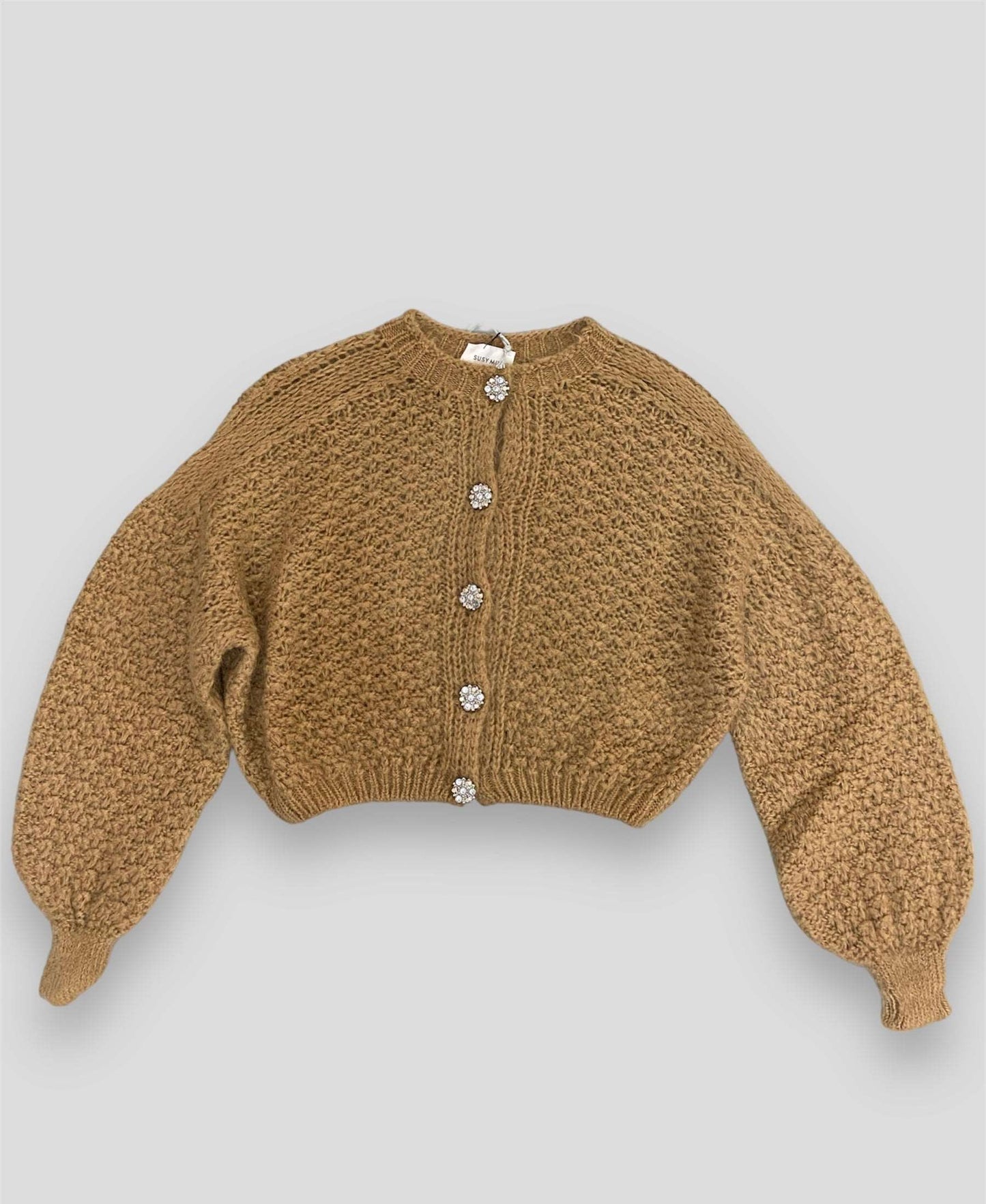 Susy mix cardigan cammello - Premium GIACCHE from SUSY MIX ELITE - Just €90! Shop now at Amaltea