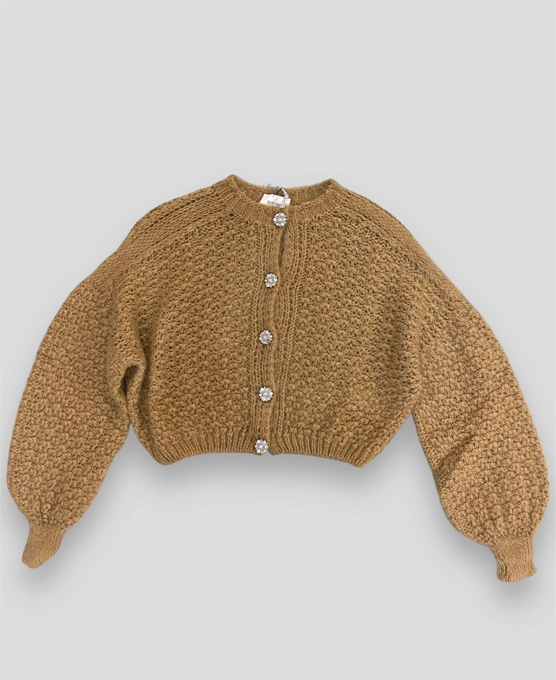 Susy mix cardigan cammello - Premium GIACCHE from SUSY MIX ELITE - Just €90! Shop now at Amaltea