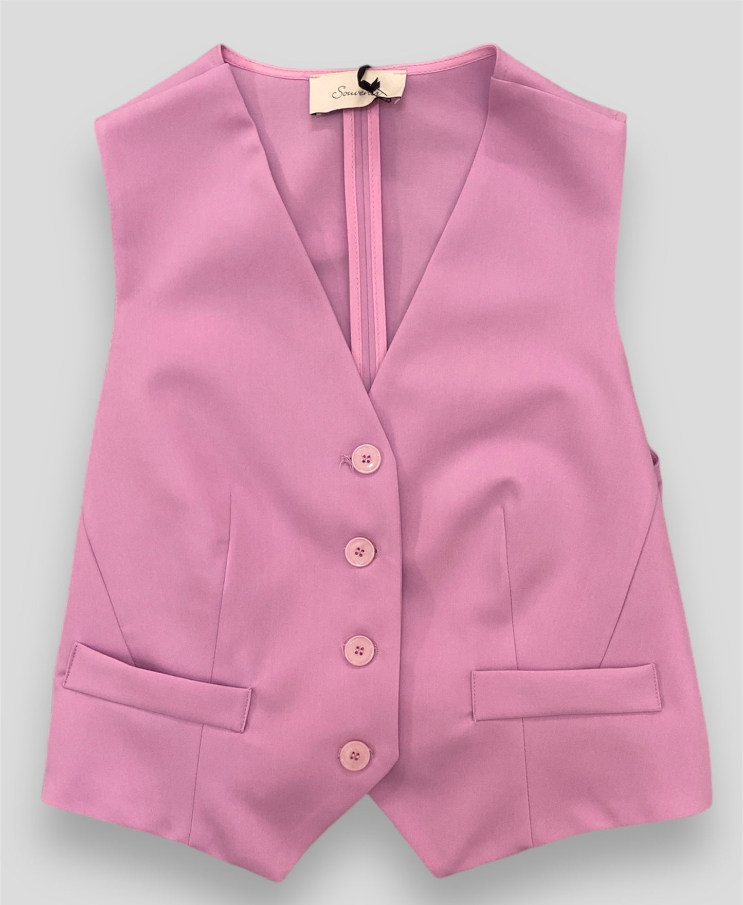 Gilet Souvenir malva 