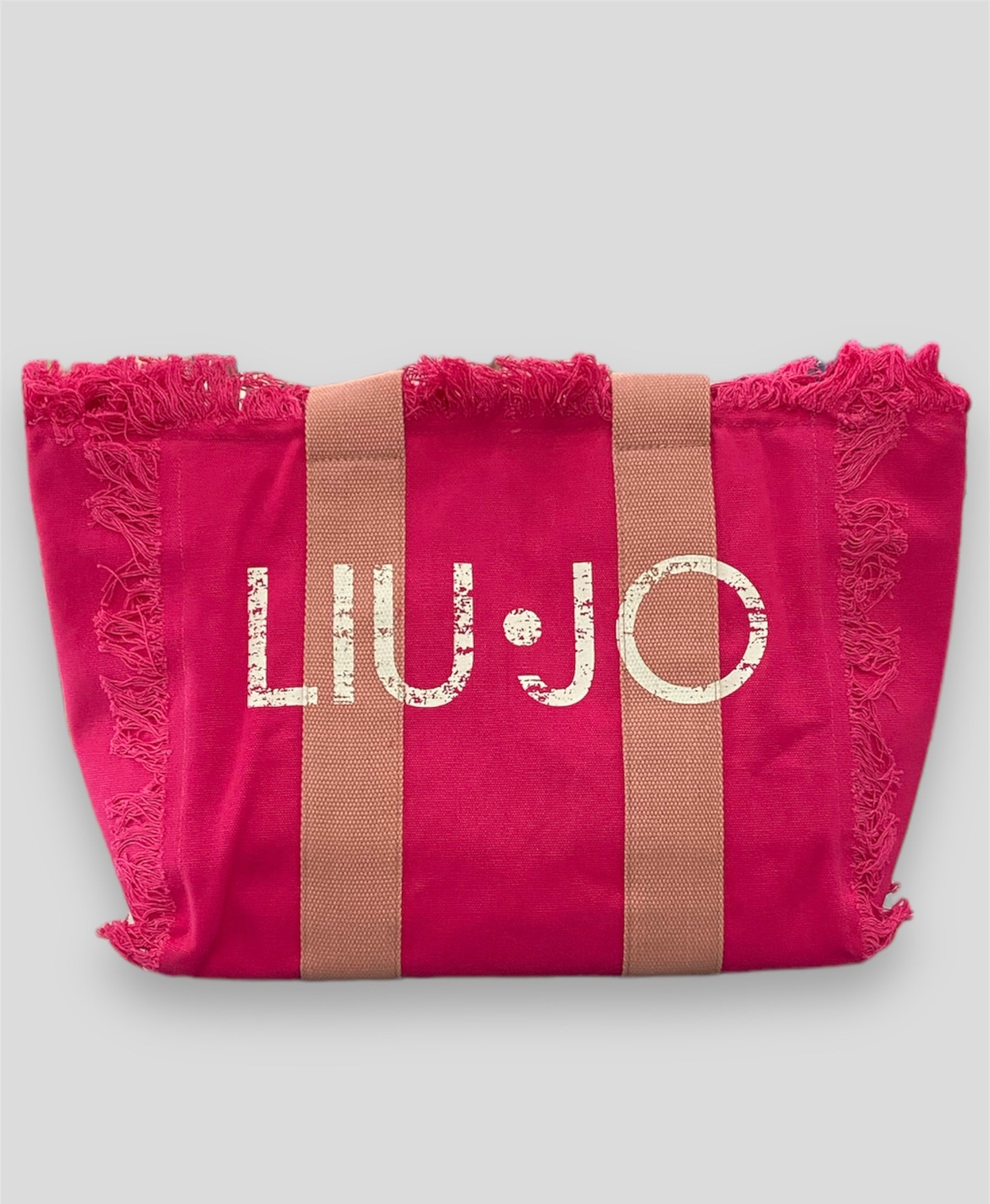 Borsa mare Liu Jo fucsia frontale
