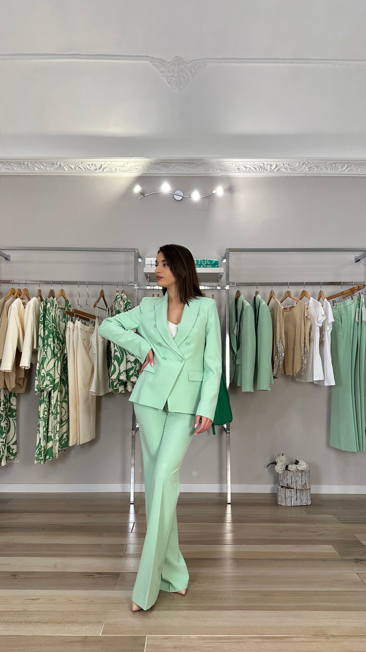 Tailleur menta Kocca 