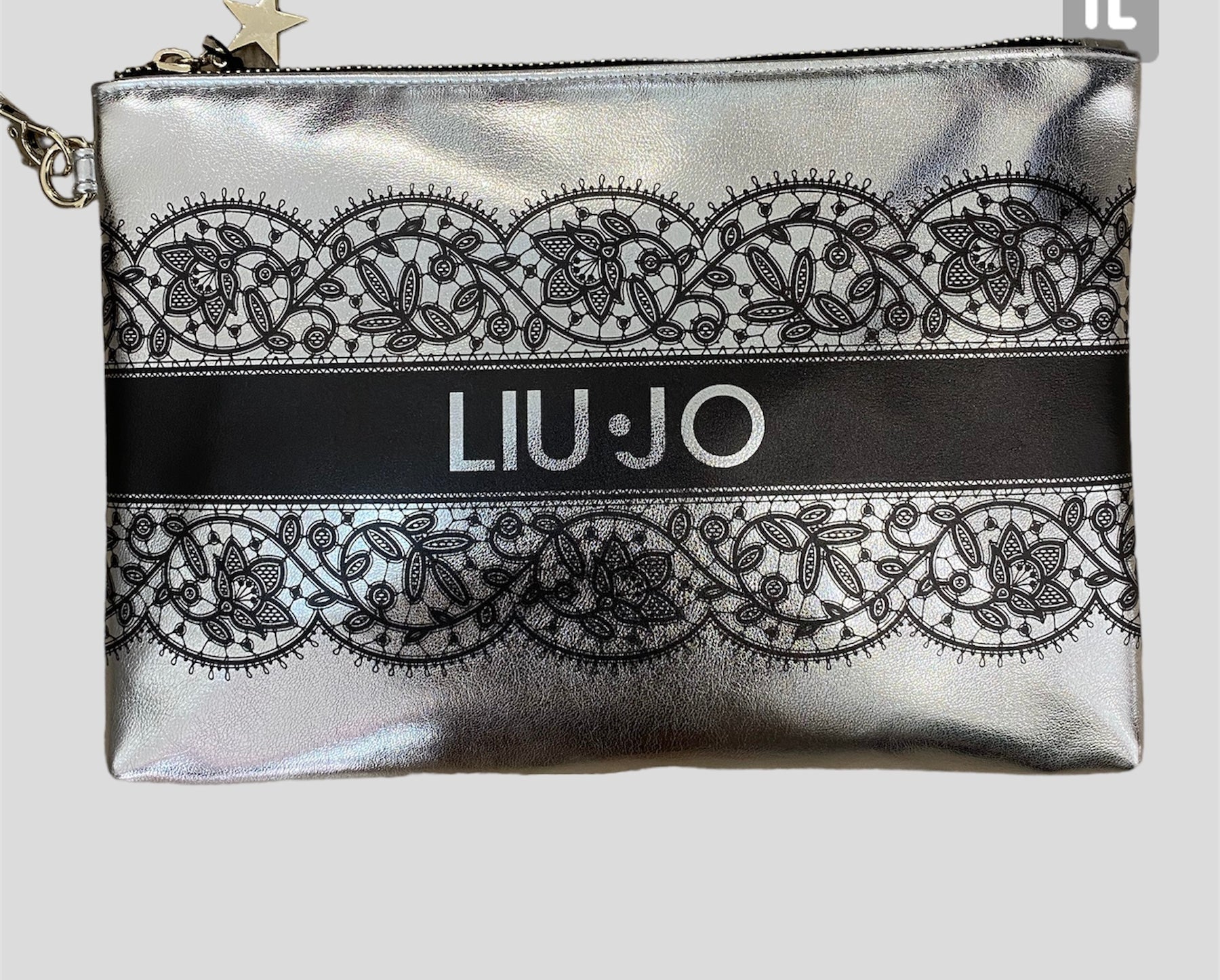 Pochette liu jo argento - Premium ACCESSORI VARI from LIU JO - Just €45! Shop now at Amaltea