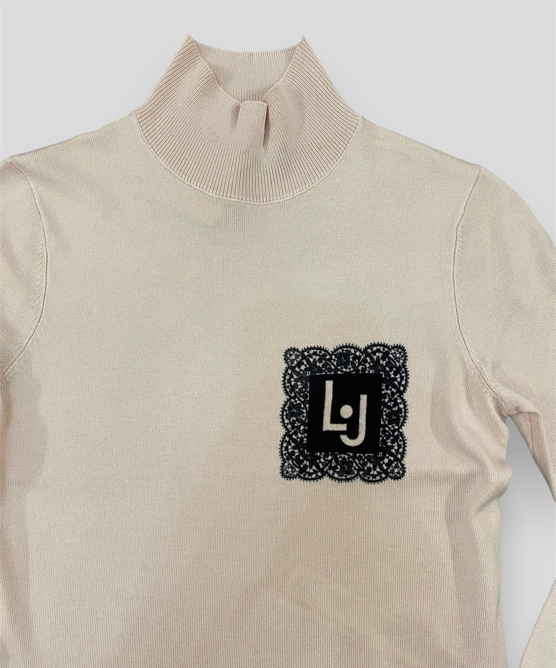Liu jo lupetto logo pizzo - Premium MAGLIE from LIU JO - Just €95! Shop now at Amaltea
