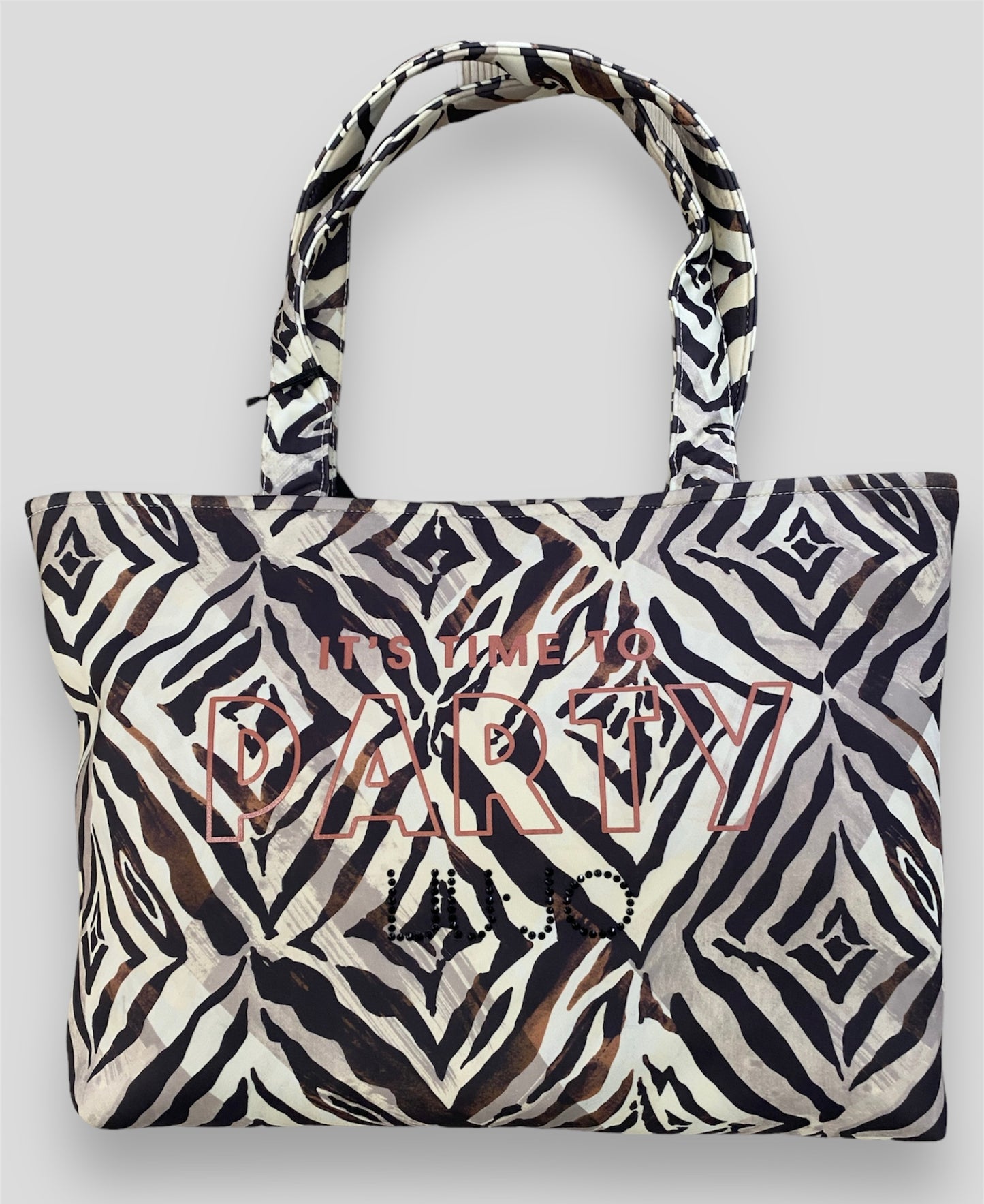 Borsa mare Liu Jo zebrata frontale
