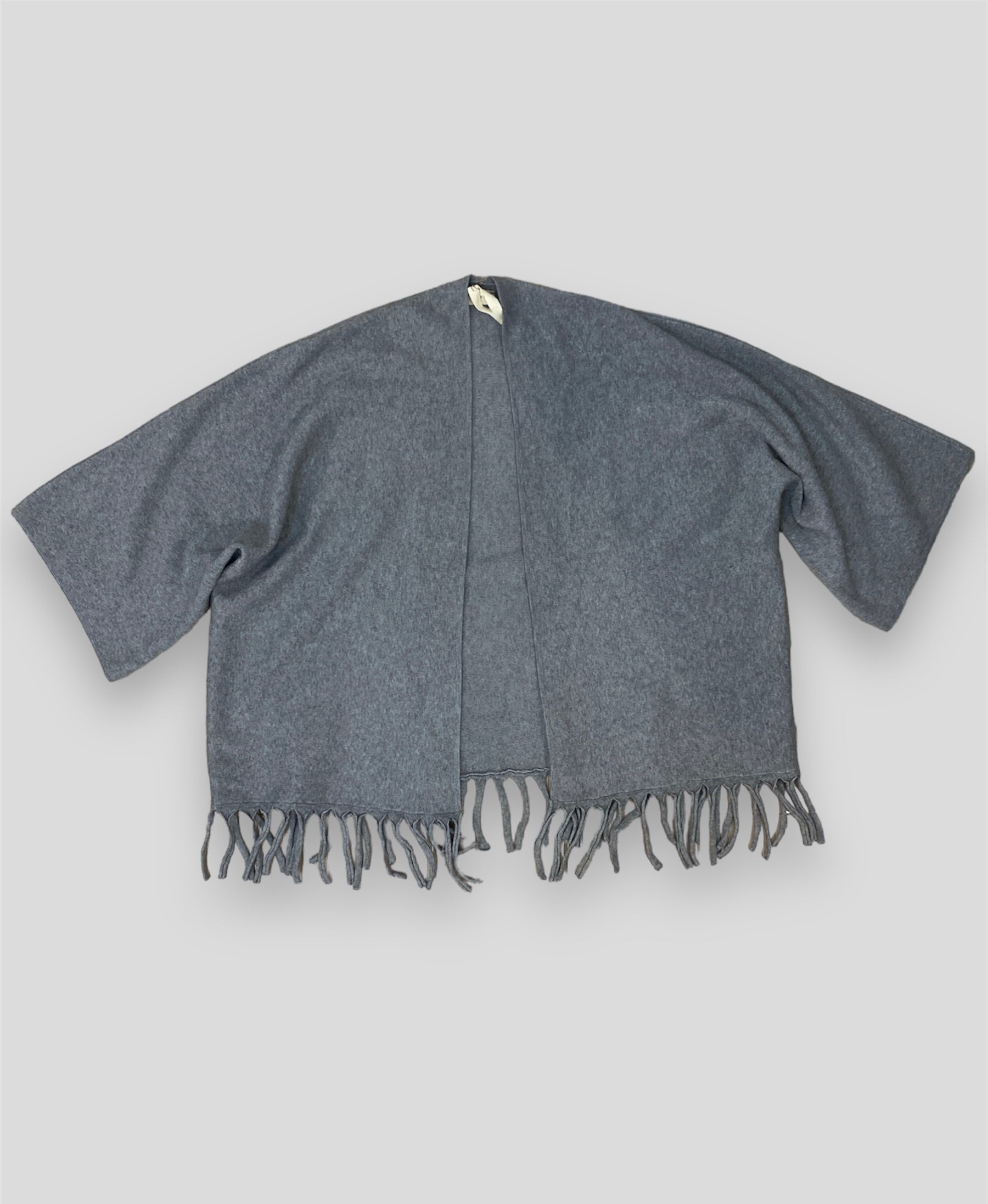 Haveone cardigan frange grigio