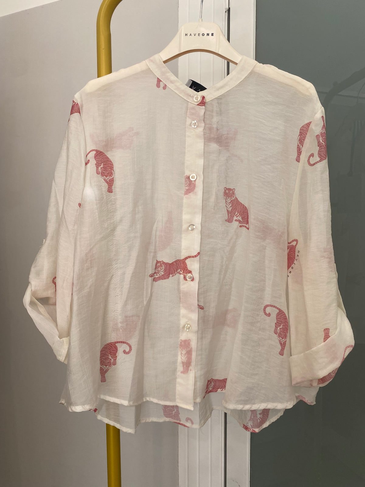Have one camicia fantasia tigre - CVS-Q469