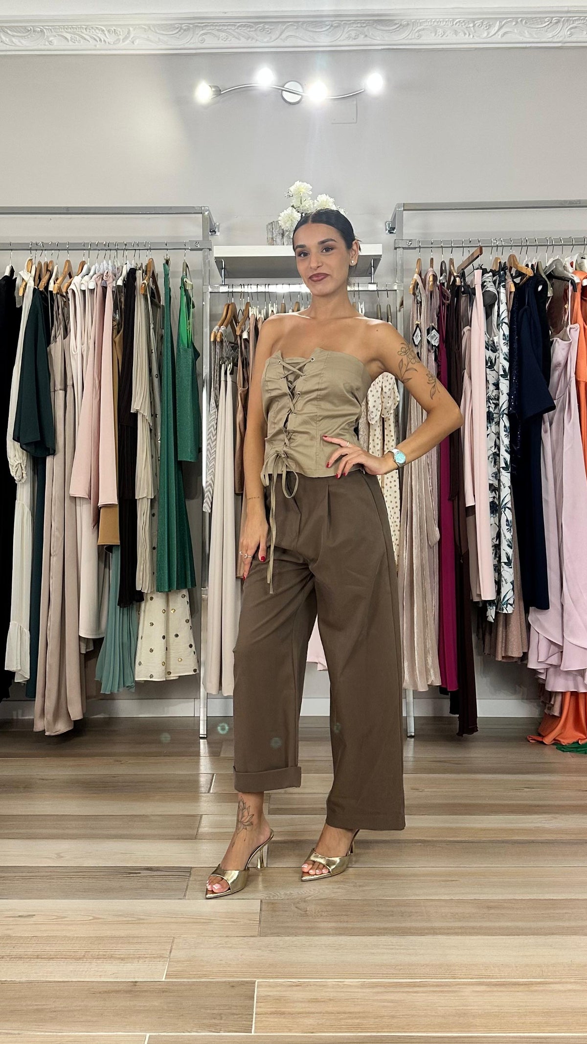 Have one top corsetto beige - RMA-Q216