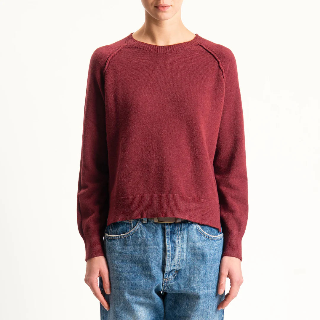 Haveonemaglioncinogirocollobordeauxfrontale