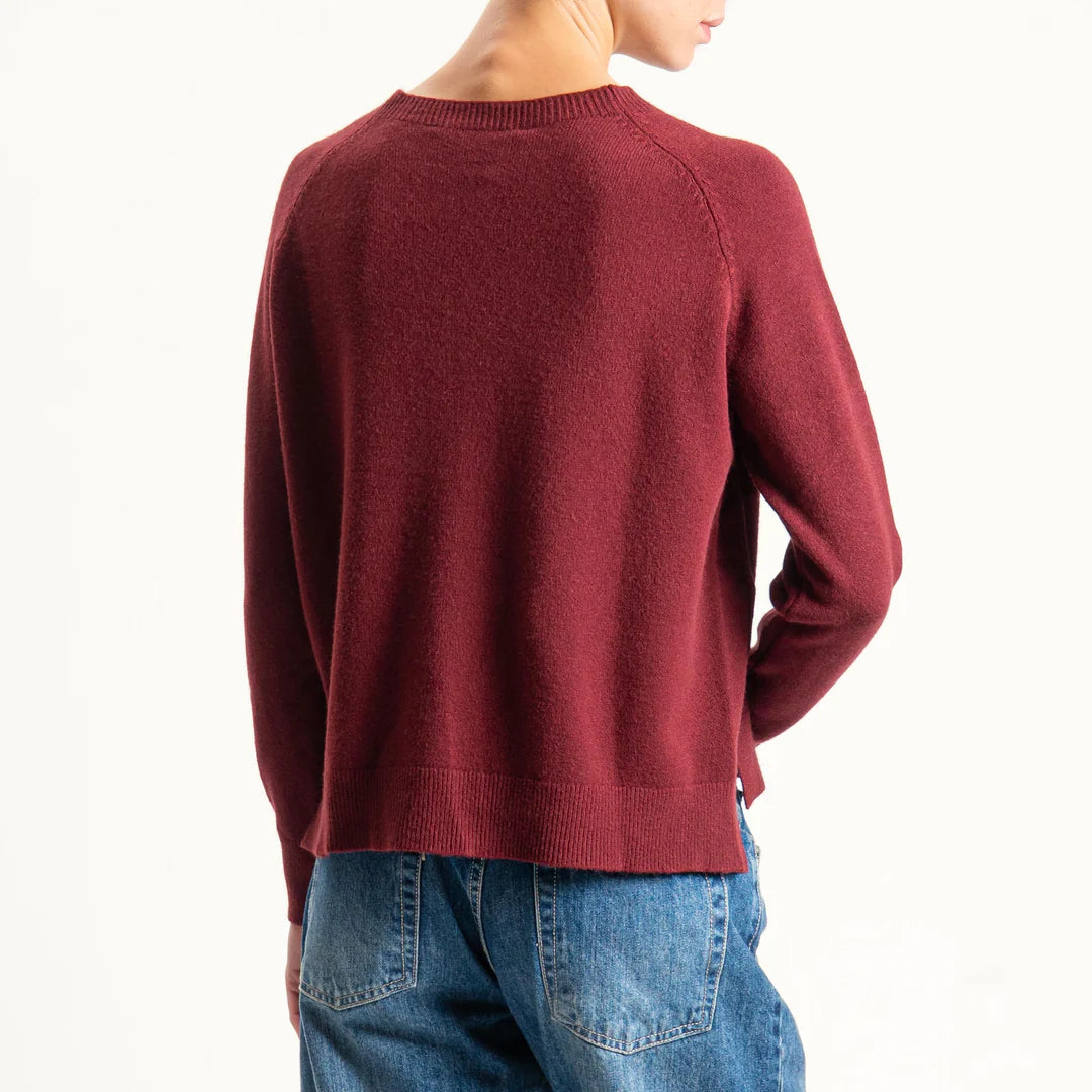 Haveonemaglioncinogirocollobordeauxretro