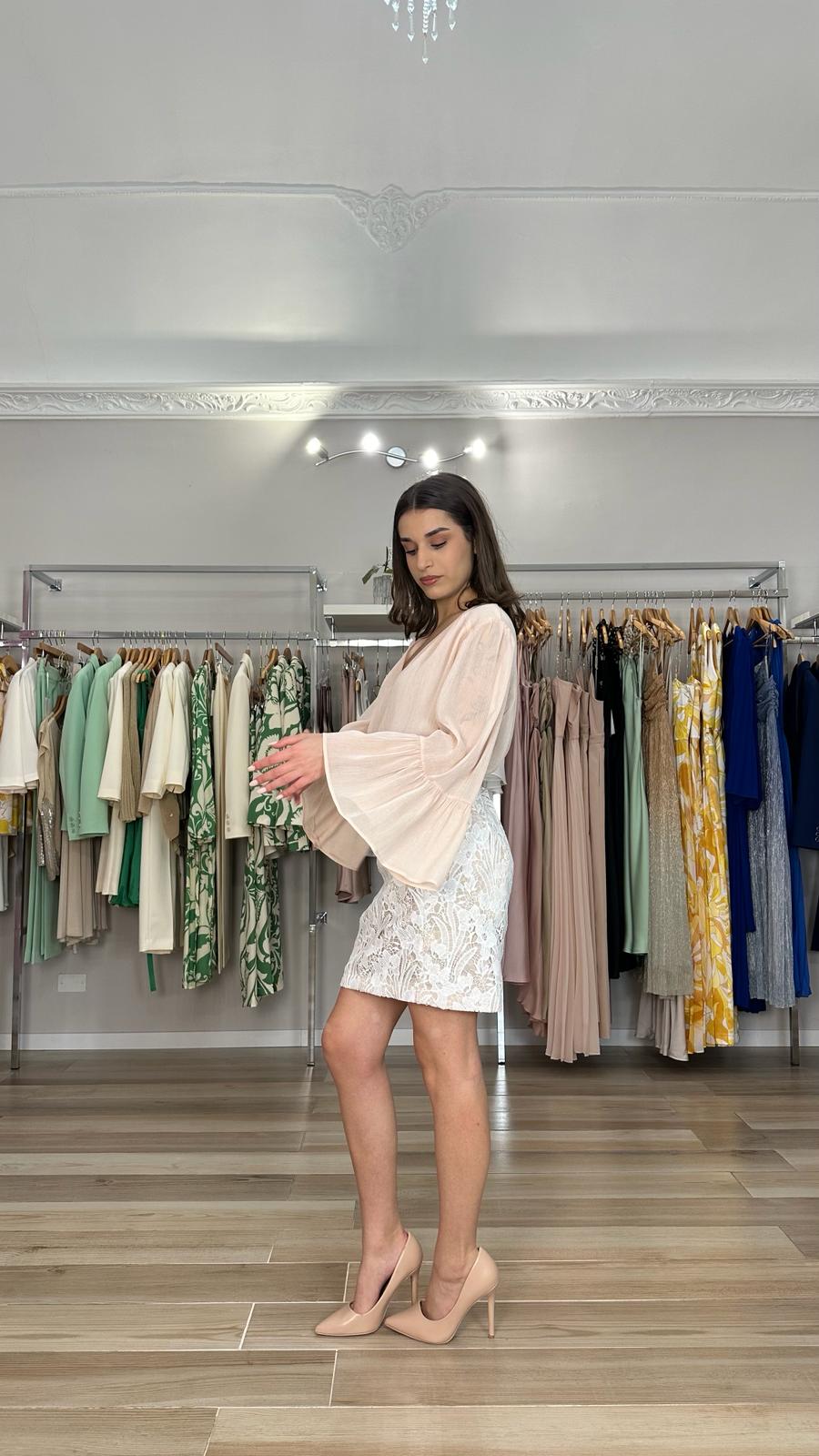 Blusa Kocca rosa laterale