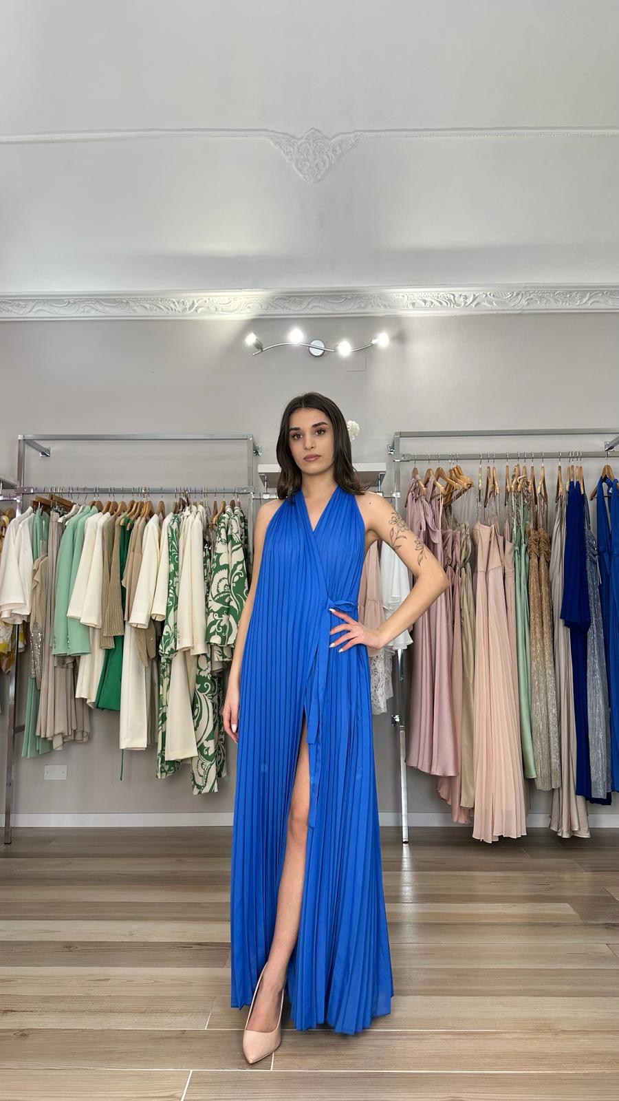 Abito Souvenir plissettato frontale