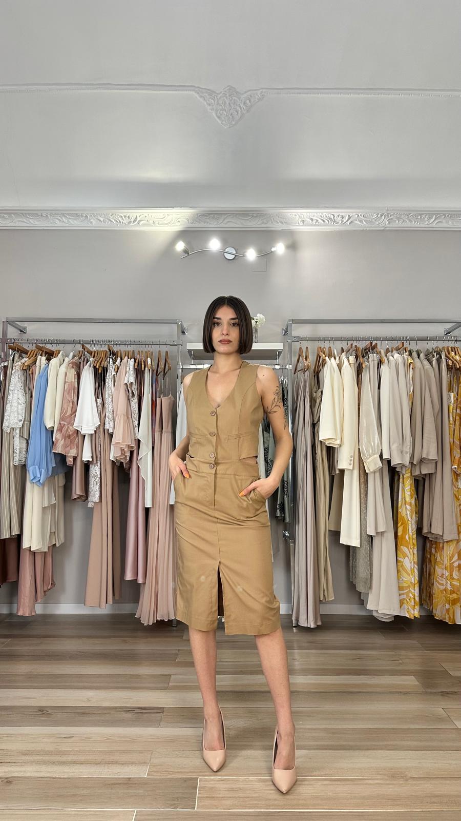 Susy mix abito cut-out