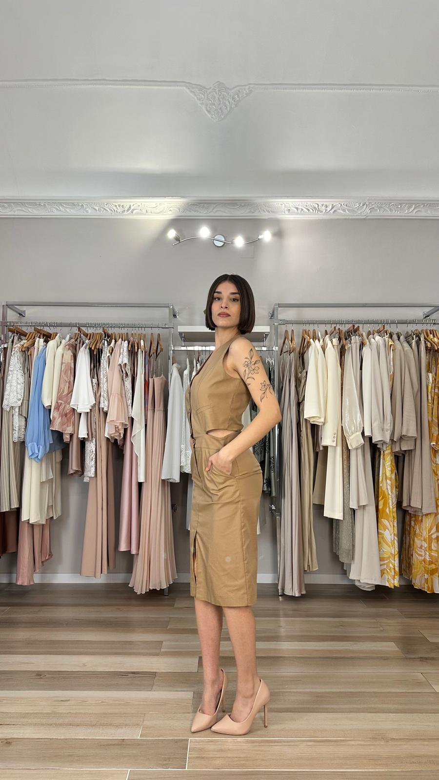 Susy mix abito cut-out